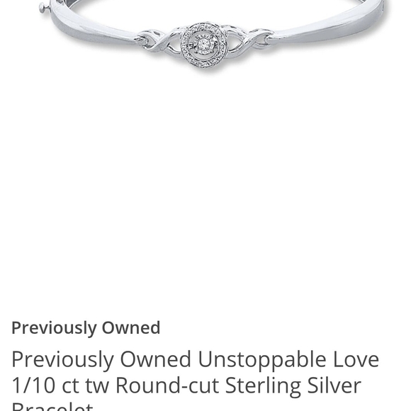 Kay Jewelers Silver Bracelet with Gemstone Centerpiece PRICE FIRM